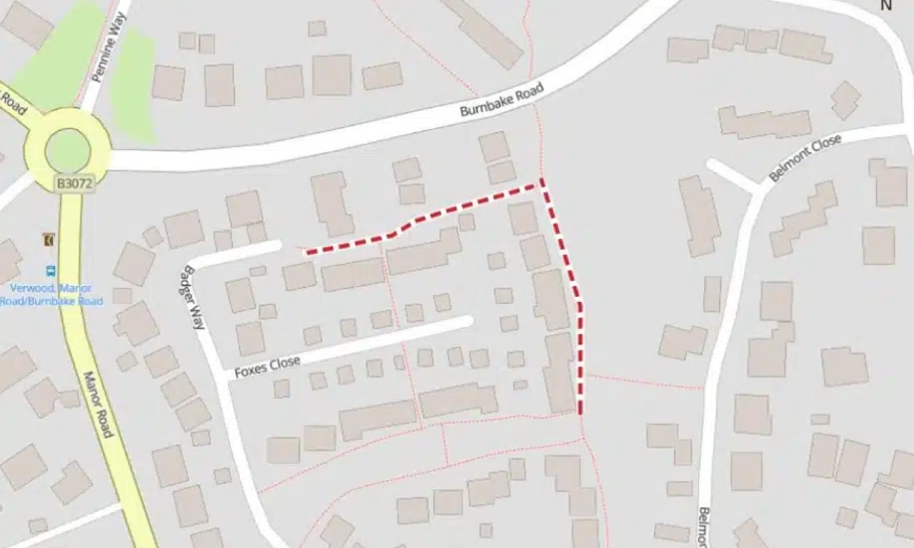 Temporary footway closures for cable works