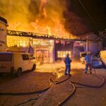 Verwood crew supports response to major fire