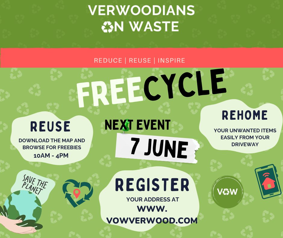 Freecycle returns to Verwood this June