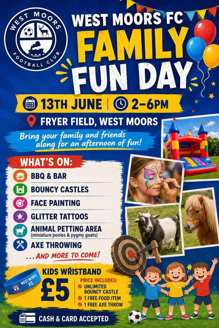 West Moors FC plans community family fun day