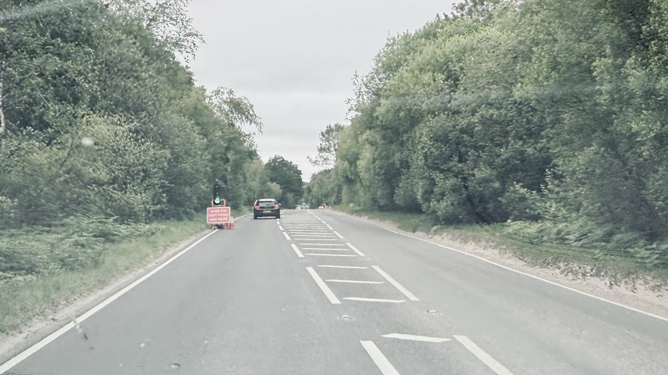 Roadworks for three weeks on Verwood Road